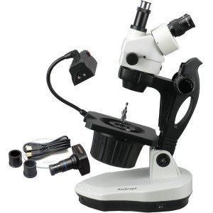 AmScope 3.5X-90X Jewel Gem Stereo Microscope