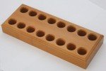 Wooden Plier Rack with 16 Holes for Pliers
