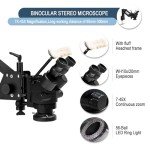 HAADID Jewelry Microscope with Adjustable Magnification