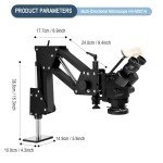 HAADID Jewelry Microscope with Adjustable Magnification