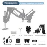 HAADID Jewelry Microscope with Adjustable Magnification