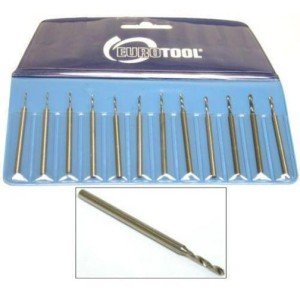Swiss Euro Tool Twist Drill Bit Set - 12 Pcs