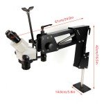 Versatile 7x-45x Zoom Jewelry Microscope with Stand