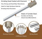 Diamond Burrs for Stone Carving and Polishing