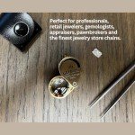 GemOro 10x Triplet Jewelry Loupe Magnifier