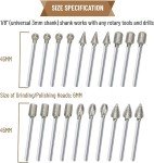 Diamond Burrs for Stone Carving and Polishing