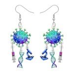 Acrylic Microscope Earrings for Teachers and Nurses