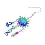Acrylic Microscope Earrings for Teachers and Nurses
