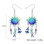 Acrylic Microscope Earrings for Teachers and Nurses