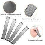 4-Piece Diamond Sharpening Stone Set for Knives