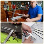 4-Piece Diamond Sharpening Stone Set for Knives