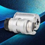 Portable 60X LED & UV Jewelers Microscope Loupe