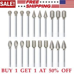 Diamond Burrs Stone Carving and Polishing Set