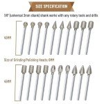 Diamond Burrs Stone Carving and Polishing Set