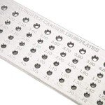Jeweler's Tungsten Carbide Drawplate Kit (52 Holes)