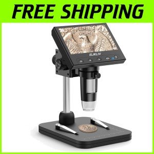 1000x Digital Microscope with LED Lights for Coins