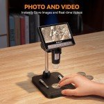 1000x Digital Microscope with LED Lights for Coins