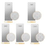 5-Piece Diamond Sharpening Stone Set for Goldsmithing