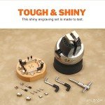 Splenor Tools 5" Engraving Block with 34 Attachments