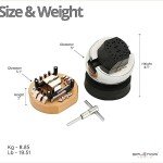 Splenor Tools 5" Engraving Block with 34 Attachments