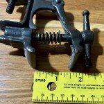 Antique Jewelers Watchmaker Bench Vise with Anvil