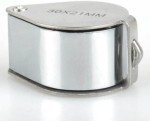 30X Mini Microscope Jewelers Loupe - Silver Magnifier