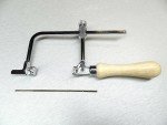 Adjustable Jewelers Saw Frame with 12 Blades