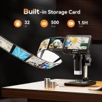 4.3'' LCD Digital Microscope 1000x for Jewelry