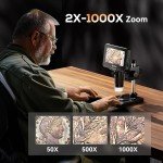 4.3'' LCD Digital Microscope 1000x for Jewelry