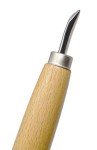 1" Curved Stainless Steel Burnisher for Jewelry