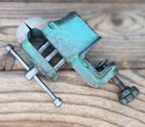 Vintage Small Jeweler's Bench Vise with 1 7/16" Jaws