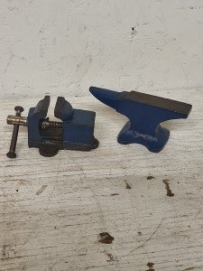 Small Vintage Jeweler's Shaping Anvil & Vise