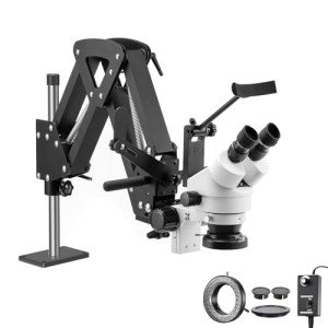 DZQ Multi-Directional Jewelry Microscope with LED Light
