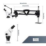 DZQ Multi-Directional Jewelry Microscope with LED Light