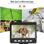 Koolertron 4.3" Digital Microscope - 1080P, 50-1000X