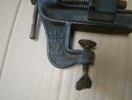 Small Antique Jeweler's Bench Anvil Vise - USA Made