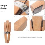 Wooden Ring Clamps for Jewelry Making - 2 Pack