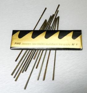 Pike #1 Swiss Made Jewelry Saw Blades - 144 Pcs