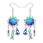 DNA Microscope Earrings - Fun Jewelry for Teachers