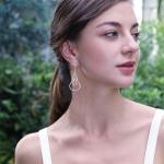 Science Microscope Dangle Earrings for Women