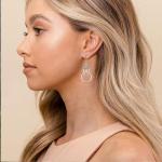 Science Microscope Dangle Earrings for Women