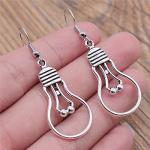 Science Microscope Dangle Earrings for Women