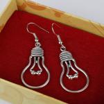 Science Microscope Dangle Earrings for Women