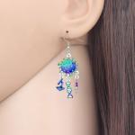Colorful Science Lab Earrings for Teachers