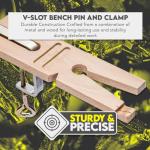 3-in-1 Jeweler's Saw Set with Blades & Bench Pin