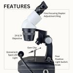 GemOro Elite 1030 LED Microscope for Jewelry Inspection