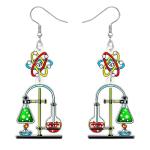 Acrylic DNA Microscope Earrings for Teachers