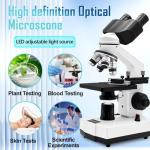 LED Binocular Microscope for Jewelry and Water Quality