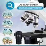LED Binocular Microscope for Jewelry and Water Quality