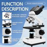 LED Binocular Microscope for Jewelry and Water Quality